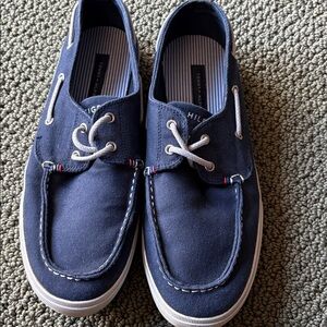 Tommy Hilfiger boat shoes size 9 men’s used once like new